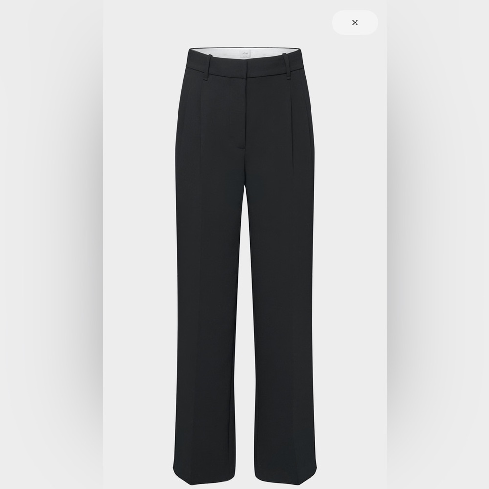 Aritzia black effortless pants High rise